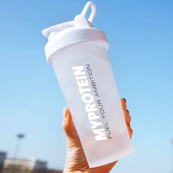 Fitness BPA Free Plastic Protein Custom Logo Gym Shaker Bottle for Protein