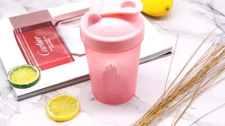 Copo de Joyshakers de plástico para academia popular de 600 ml com logotipo personalizado Liquidificador de proteína para esportes